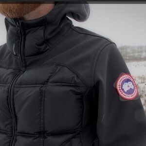 Canada Goose hybrid Men’s Hybridge Soft Shell Puffer Down Jacket Black Small